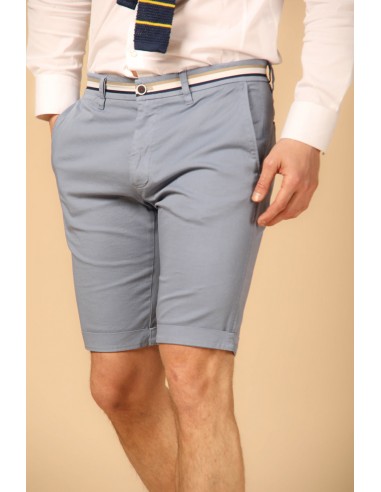 London Summer bermuda chino homme en satin stretch régulier en ligne des produits 