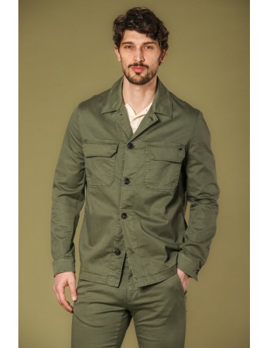 Summer Jacket overshirt homme en coton et tencel régulier l'achat 