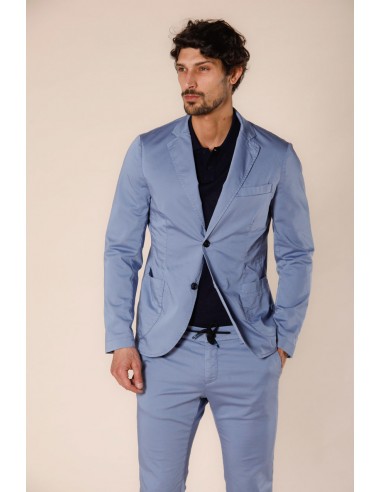 Da Vinci Travel blazer homme en satin techno travel stretch avec détails régulier d'Europe débarque