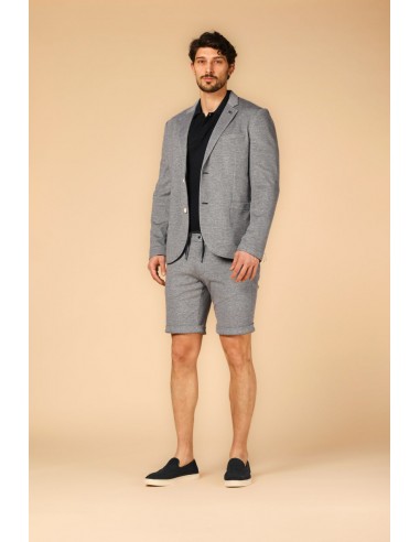 Da Vinci blazer homme en piquet de coton double face régulier rembourrage situé sous