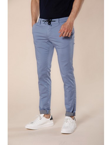 Milano Jogger Travel pantalon chino jogger homme en satin techno travel stretch extra slim Les magasins à Paris