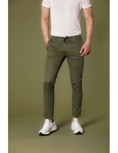 Milano Jogger pantalon chino jogger homme en coton et tencel extra slim Véritable concentré