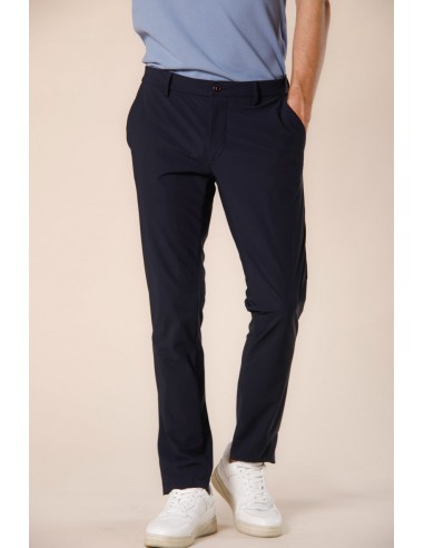 Milano Style Dynamic pantalon chino jogger homme en jersey super technique extra slim Les êtres humains sont 