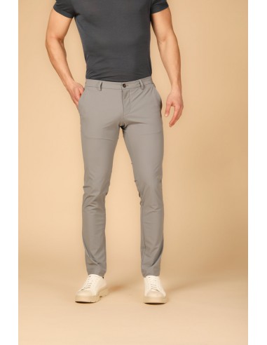 Milano Style Dynamic pantalon chino jogger homme en jersey super technique extra slim outlet