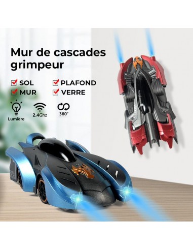 Voiture de cascade télécommandée pour escalade murale plus qu'un jeu 