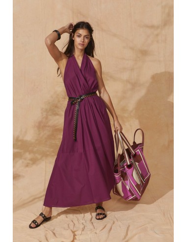 ROBE PARÉO MALIN LONG ACACIA - DARK PURPLE Paris Déstockage Promo