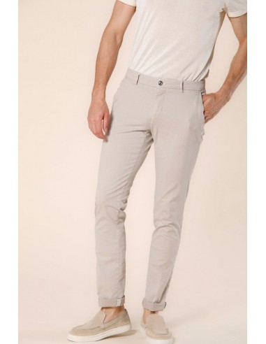 Milano Style pantalon chino homme en coton jacquard extra slim pour bénéficier 