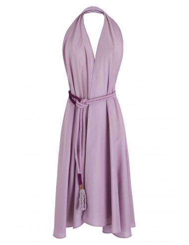 ROBE PARÉO MALIN MI-LONG ALINE - MAUVE MIST chez Cornerstreet bien 