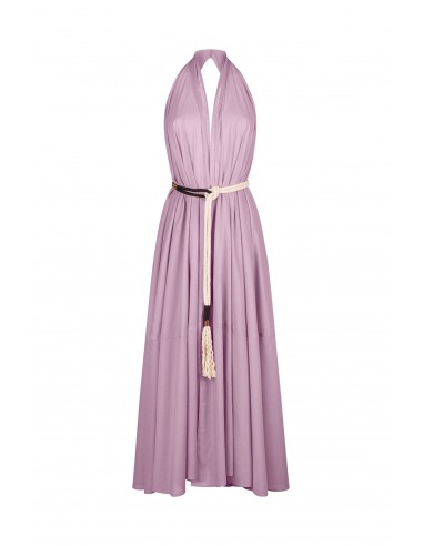 ROBE PARÉO MALIN LONG ACACIA - MAUVE MIST la livraison gratuite