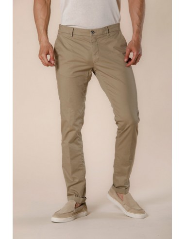 Milano Style pantalon chino homme en gabardine stretch extra slim ① de la marque