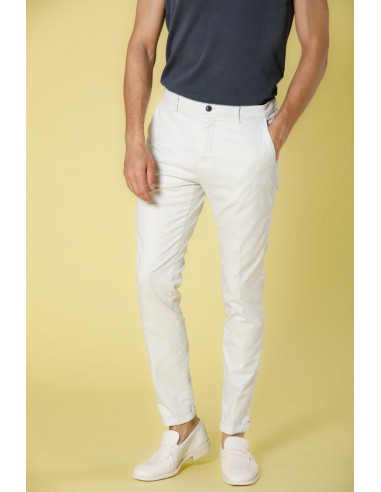 Osaka pantalon chino homme en tricot de coton et tencel coupe carotte Amélioration de cerveau avec